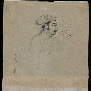 Sultan Khurram (Shah Jahan) (ink on paper)