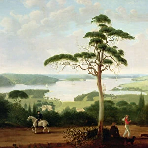 Sydney Harbour looking towards the Heads, 1848