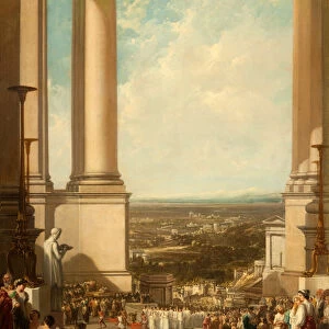 The Temple of Aesculapius, 1837 (oil on canvas)
