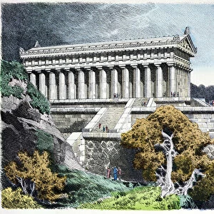 Temple of Diana at Ephesus from a series of the Seven Wonders of the Ancient
