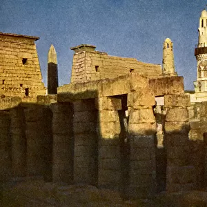 Temple of Luxor at eventide, Egypt
