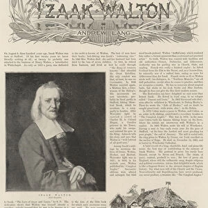 The Tercentenary of Izaak Walton (engraving)
