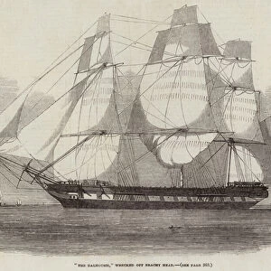 "The Dalhousie, "wrecked off Beachy Head (engraving)
