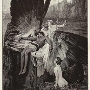 "The Lament for Icarus"(engraving)
