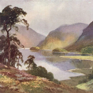 Thirlmere and Helvellyn (colour litho)