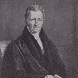 Thomas Robert Malthus, 1766-1834 (litho)