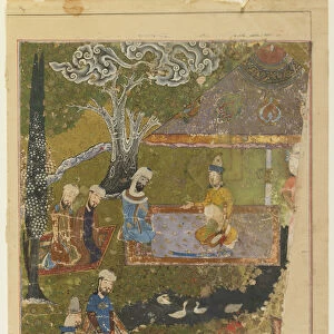 Timur grants an audience on the occasion of his accession to the throne at Balkh