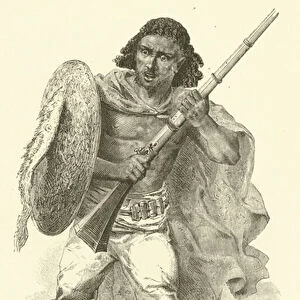 Tirailleur abyssin (engraving)