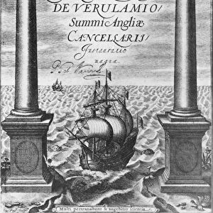 Title page of the First Edition of the Novum Organum by Sir Francis Bacon