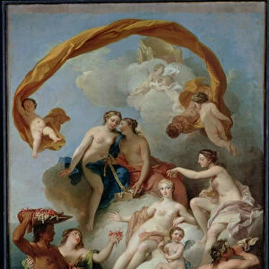 The Toilet of Venus (oil on canvas)