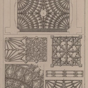 Tracery of Vaulted Ceilings (engraving)