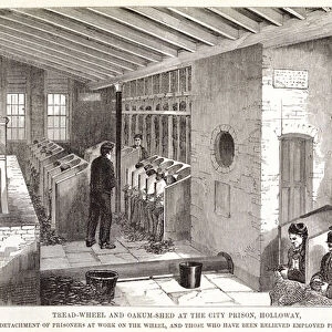 Tread-Wheel and Oakum-Shed at the City Prison, Holloway