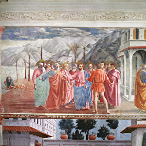 The Tribute Money, from the Brancacci Chapel, c. 1426 (fresco)