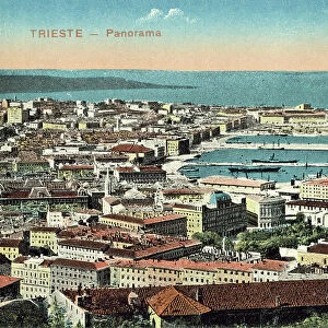Trieste, Italy, Panorama (colour photo)