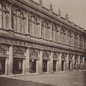 Trinity College Library, Cambridge (b / w photo)