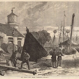 The Trinity Wharf, Blackwall (engraving)