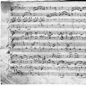Trio in G major for violin, harpsichord and violoncello (K 496) 1786 (2nd page)