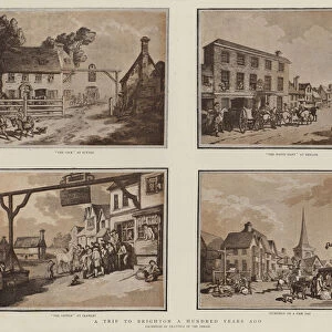 A Trip to Brighton a Hundred Years ago (litho)