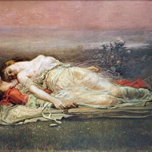 Tristan et Iseut - Tristan and Iseult par Egusquiza y Barrena, Rogelio de (1845-1915)