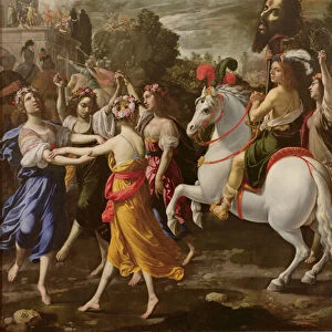 The Triumph of David (oil on canvas)