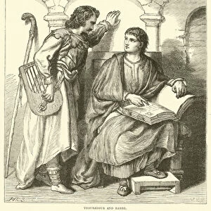 Troubadour and Barbe (engraving)