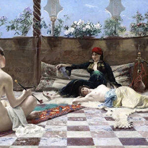 Turkish Women - Peinture de Ferdinand Max Bredt (1860-1921) - 1893 - Oil on canvas - 60