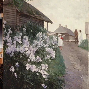 Une maison de campagne en Finlande (A country house in Finland) - Peinture de Andrei Nikolayevich Shilder (1861-1919), huile sur toile - Art russe, 19e-20e siecle, art nouveau, modernisme - State Art Museum, Stavropol (Russie)