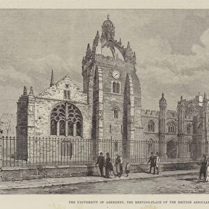 The University of Aberdeen, the Meeting-Place of the British Association (engraving)