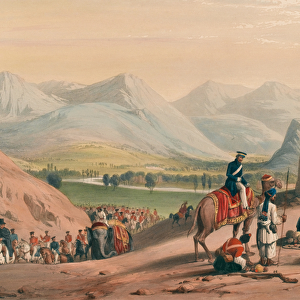 The Valley of Maidan, c. 1839 (lithograph, tinted)