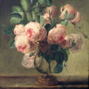 Vase of Flowers (oil on canvas)