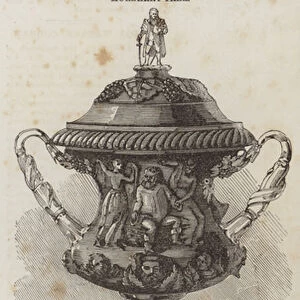 Vase formed from a Portion of Shakespeares Mulberry-Tree (engraving)