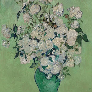 A Vase of Roses, 1890 (oil on canvas)