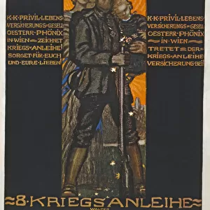 "Vaterland, Familie, Zukunft... "pub. 1918 (colour lithograph)