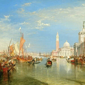 Venice: The Dogana and San Giorgio Maggiore, 1834 (oil on canvas)