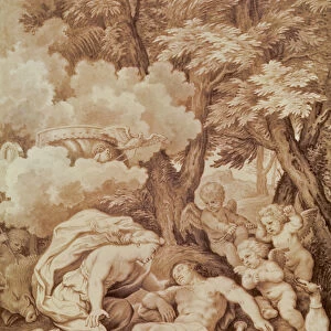 Venus Discovering Adonis, from Adonis by Jean de La Fontaine (1621-95)