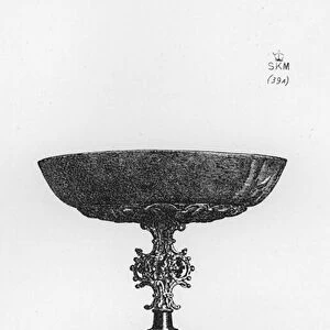 Victoria And Albert Museum: Silver Parcel-Gilt Tazza, Dutch or German, about 1600 (engraving)