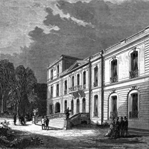View of Adolphe Thiers Hotel, Paris (engraving)
