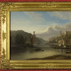 View on the Avon at Hotwells, c. 1840 (oil on canvas)