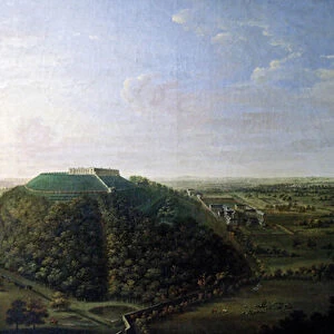 View of Belvoir Castle, 1744 (oil on canvas)