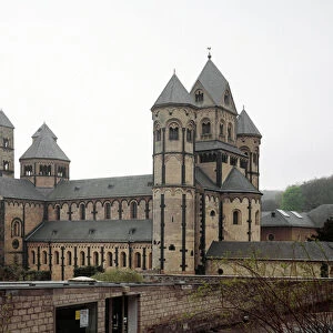 View of the Benedictine abbey, founded in the 11th century (photography)