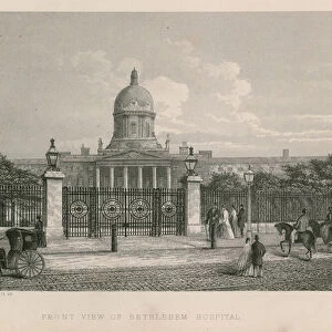 Front view of Bethlehem Hospital (engraving)