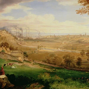 View of Bradford, 1849 (oil on canvas)