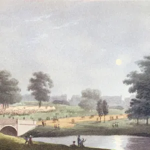 The View of the Fair in Hyde Park, engraved by Matthew Dubourg, 1st August 1814