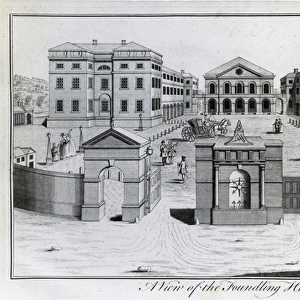 A View of the Foundling Hospital, 1756 (engraving)