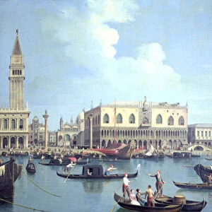 A View of the Grand Canal (oil on canvas)