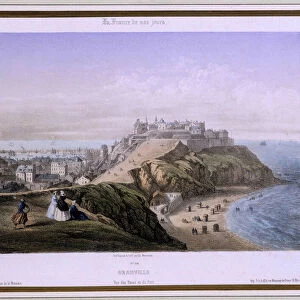 View of Granville - lithography, 19th century
