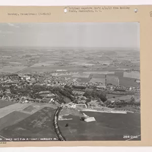 View of Hershey, Pennsylvania, 26th May 1931 (b / w photo)