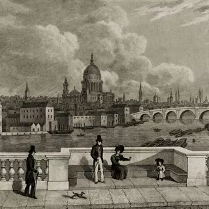 View of historic London