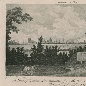 A view of London and Westminster (engraving)