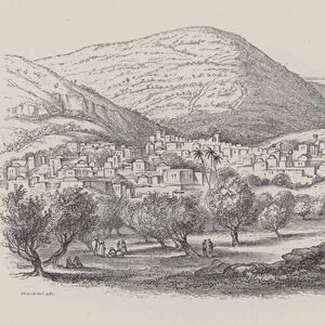 View of Nablus (engraving)